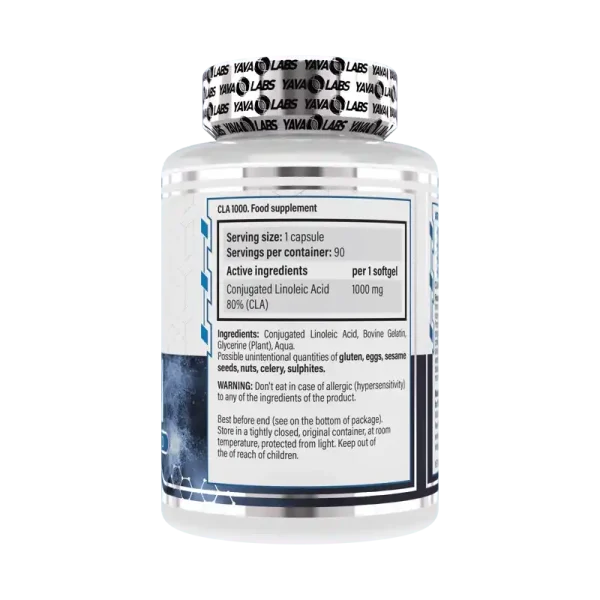 Yava Labs CLA 100 - 90 Capsulas - Imagen 2