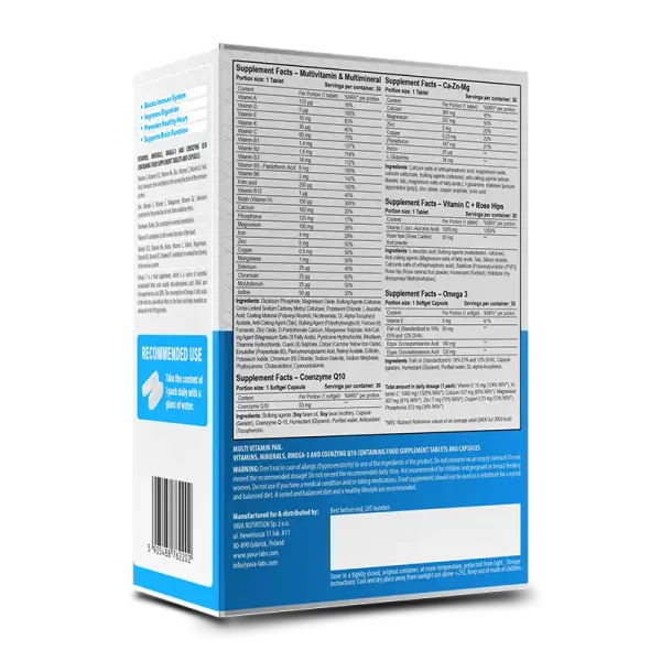Yava Labs Multi Vitamin Pak - 30 sobres - Imagen 2