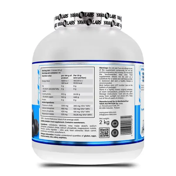 Yava Labs Carb Loader - Imagen 9