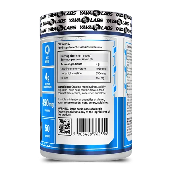 Yava Labs Creatine with Flavour - 300g - Imagen 3